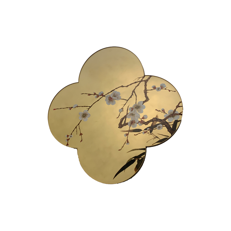 Zotye stainless steel gold electroplated Chinese-style patterned stainless steel decorative items