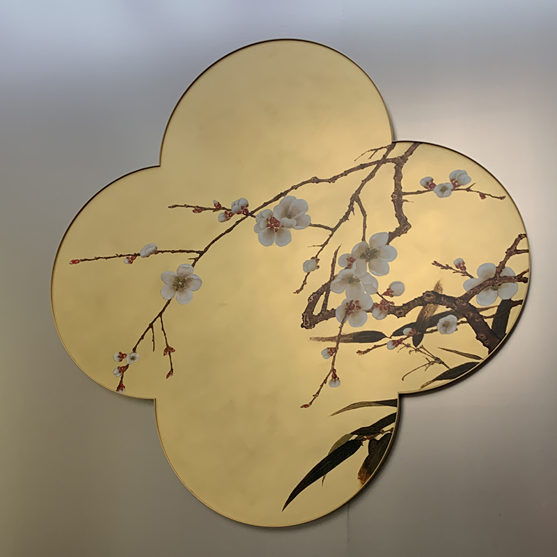 Zotye stainless steel gold electroplated Chinese-style patterned stainless steel decorative items